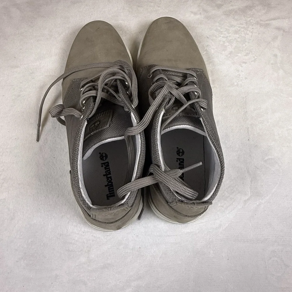 Timberland Groveton LTT Chukka Mens 10.5 Gray Nubuck Leather Sneakers A1G1F